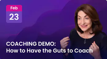 COACHING DEMO: How to Have the Guts to Coach Photo